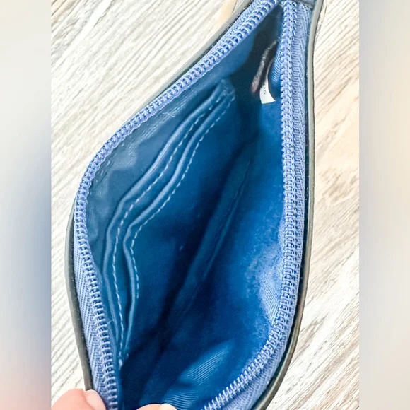 Coach Blue Floral Wristlet - Picture 4 of 5